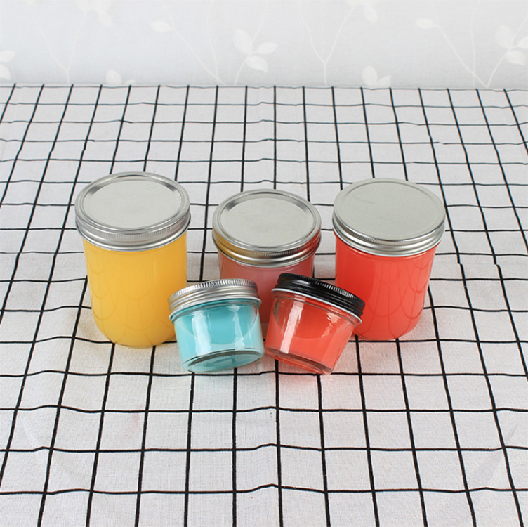 Manufacturer wholesale Mason jars 8oz 12oz 16oz custom mason jars 32 oz wide mouth