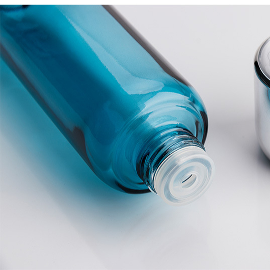 Manufacturer wholesale cosmetics lotion bottle 40ml 110ml 120ml glass frost tank 50g