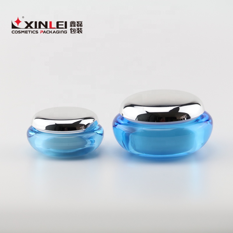 Manufacturer wholesale new apple shape acrylic cosmetic jar 20g