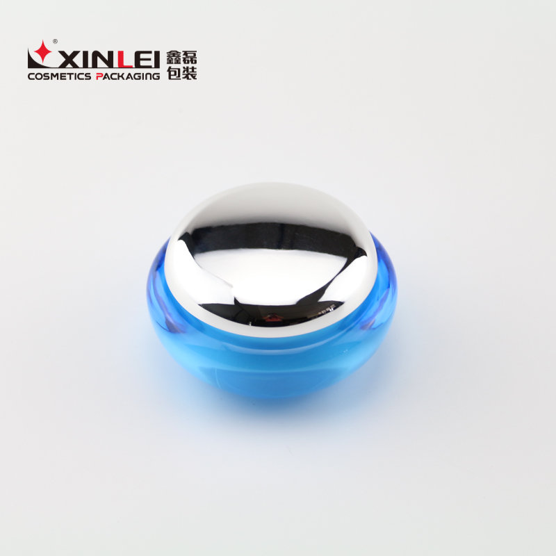 Manufacturer wholesale new apple shape acrylic cosmetic jar 20g