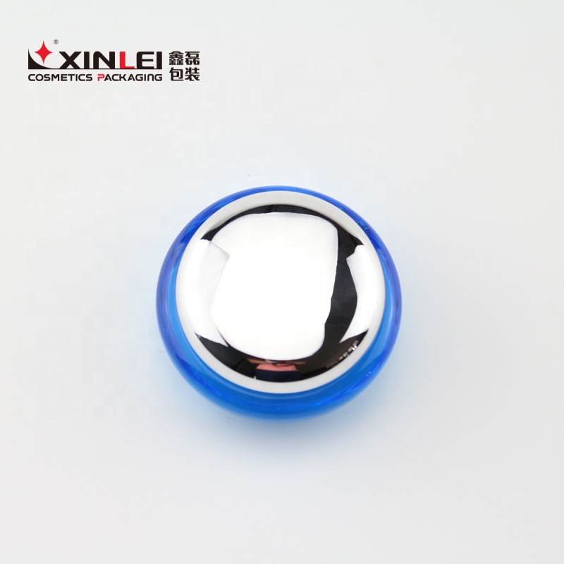 Manufacturer wholesale new apple shape acrylic cosmetic jar 20g
