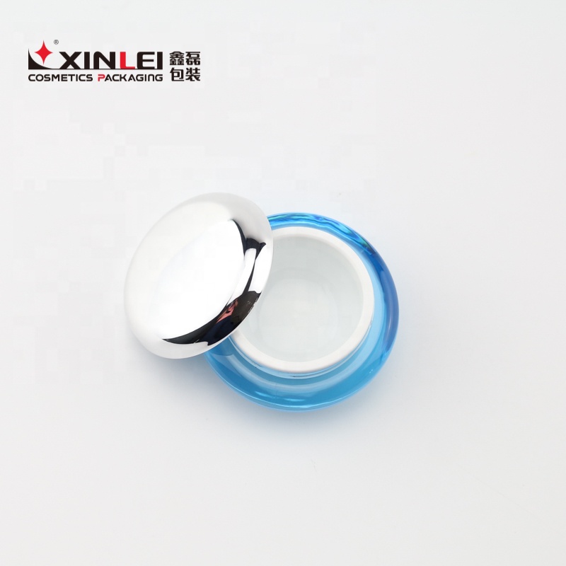 Manufacturer wholesale new apple shape acrylic cosmetic jar 20g