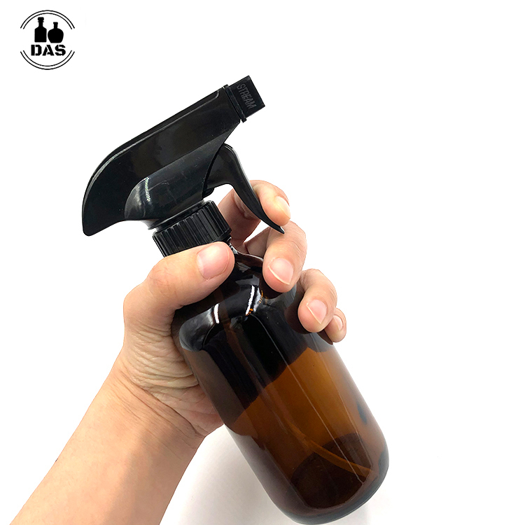 Manufacturers 15ml 30ml 60ml 120ml 250ml 500ml Clear Blue Amber Medicine Lotion Beverage Spray Boston Round Glass Bottle