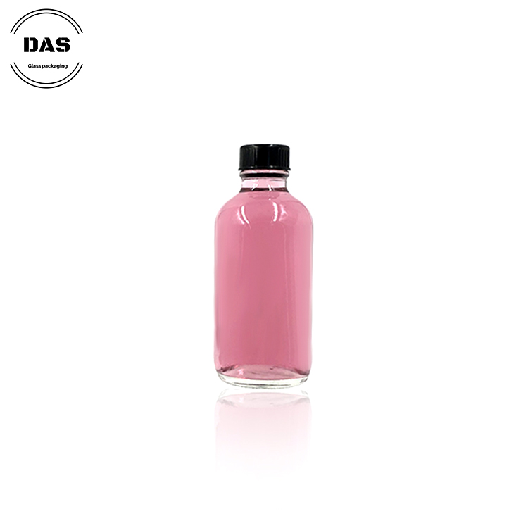 Manufacturers 15ml 30ml 60ml 120ml 250ml 500ml Clear Blue Amber Medicine Lotion Beverage Spray Boston Round Glass Bottle