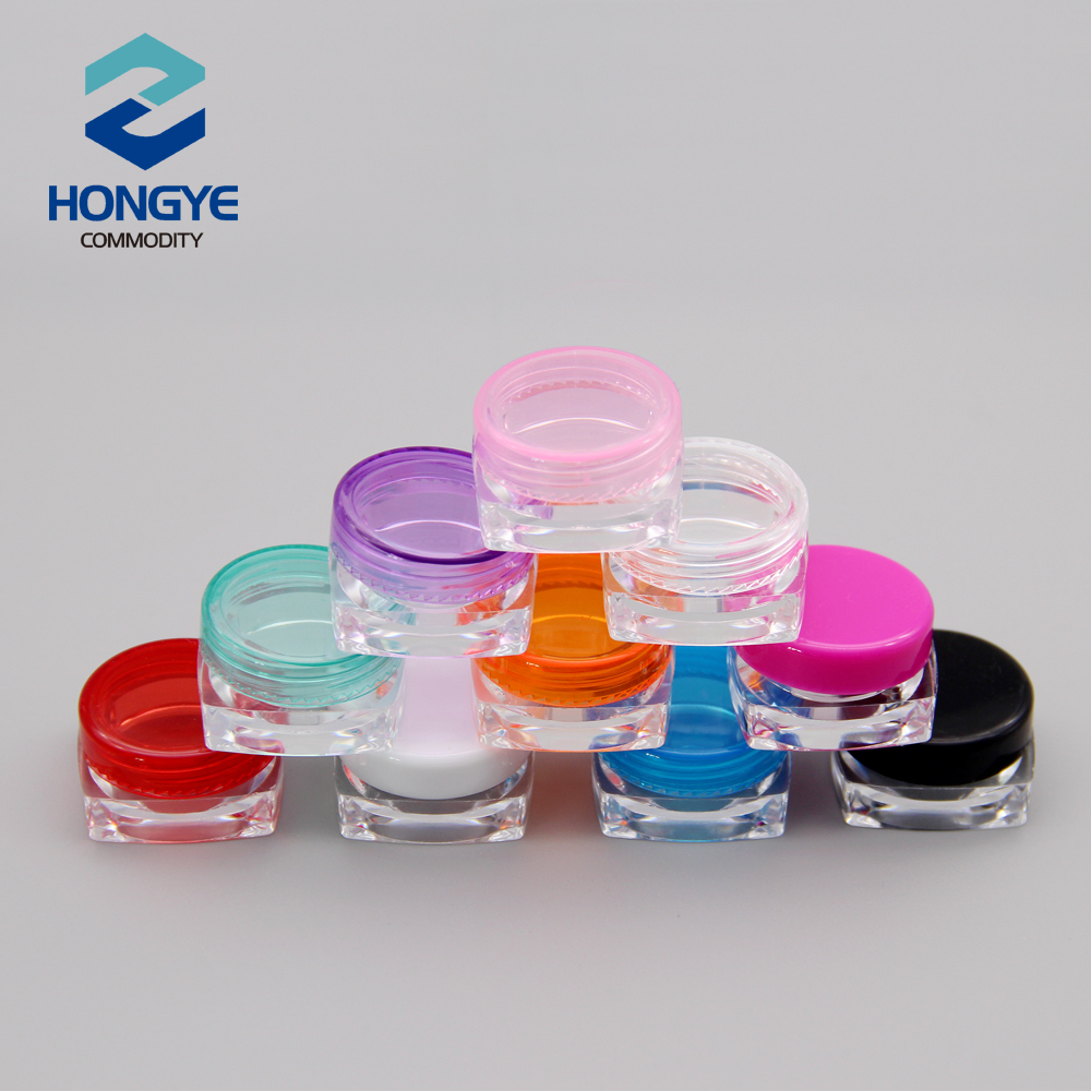 Manufacturers 3G 5G Colorful Small PS Eye Cream Plastic Jar