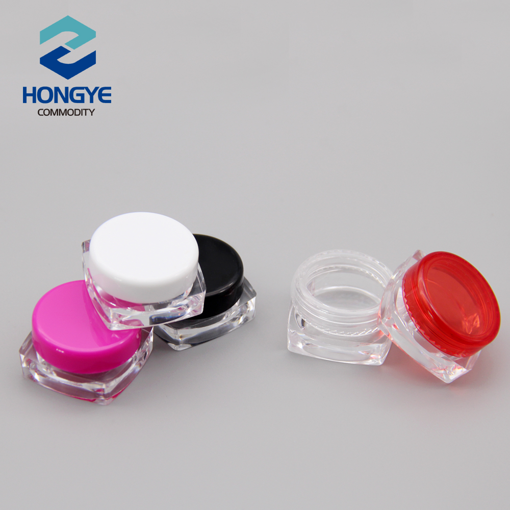 Manufacturers 3G 5G Colorful Small PS Eye Cream Plastic Jar