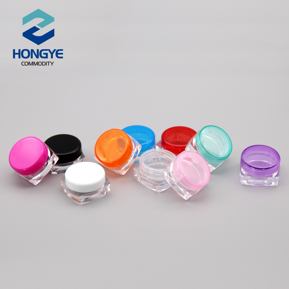 Manufacturers 3G 5G Colorful Small PS Eye Cream Plastic Jar