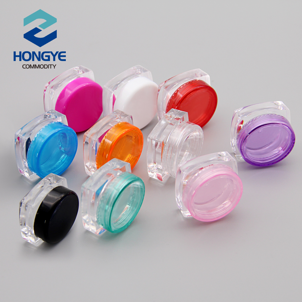 Manufacturers 3G 5G Colorful Small PS Eye Cream Plastic Jar