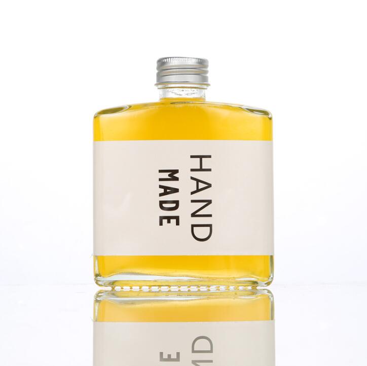 Manufacturers Can Customize Transparent Juice Beverage Bottle Glass Bottle Coffee Cold Drink Milk Tea Bottle Creative Small Bott