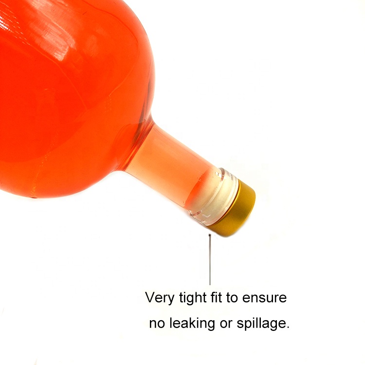 Manufacturers Custom 500ml 700ml 750ml 1000ml Mini Empty Rum Gin Whisky Spirit Vodka Glass Liquor Bottle with Cork Cap