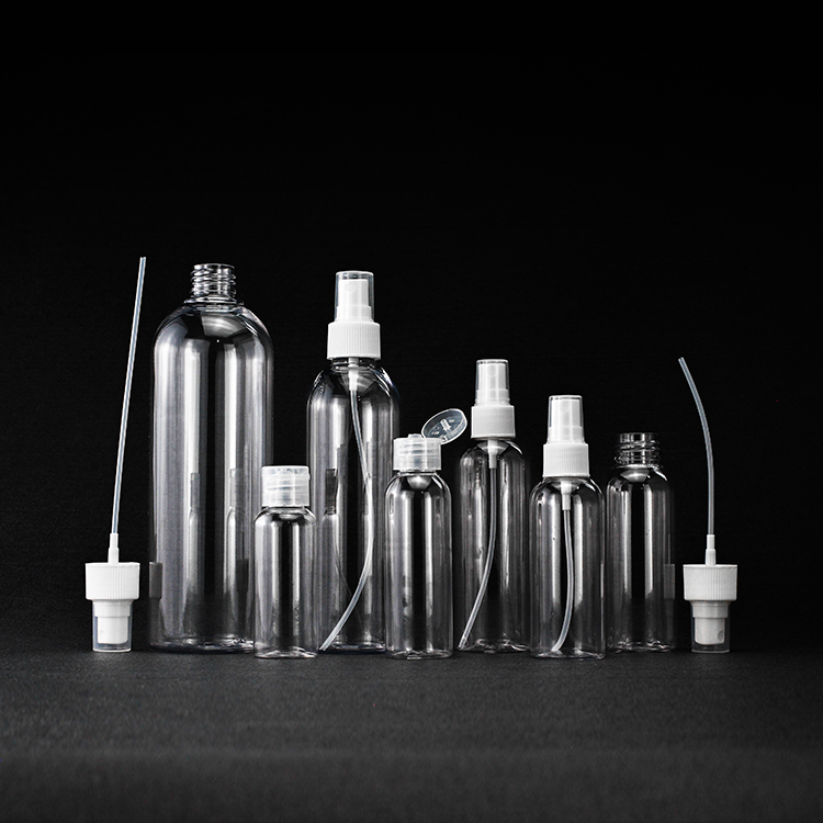 Manufacturers Custom 50ml 100ml 500ml Plastic Bottle Empty Pet Bottle For Hand Sanitizer Gel