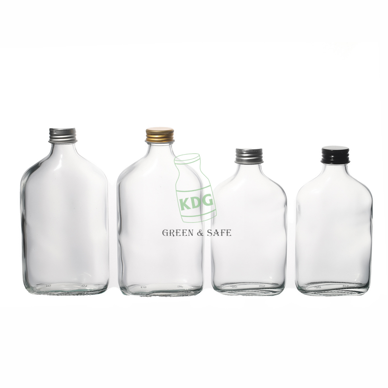 Manufacturers High Quality 12 OZ Glass Bottle Empty 50ml 100ml 200ml 500ml Customize Glass Bottles with Lids