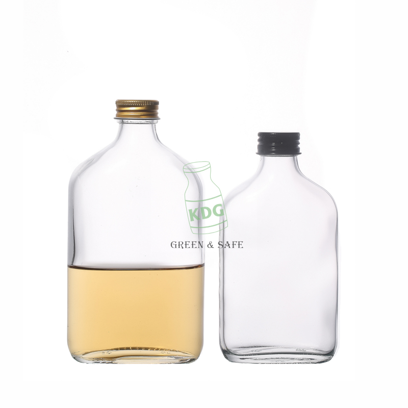 Manufacturers High Quality 12 OZ Glass Bottle Empty 50ml 100ml 200ml 500ml Customize Glass Bottles with Lids