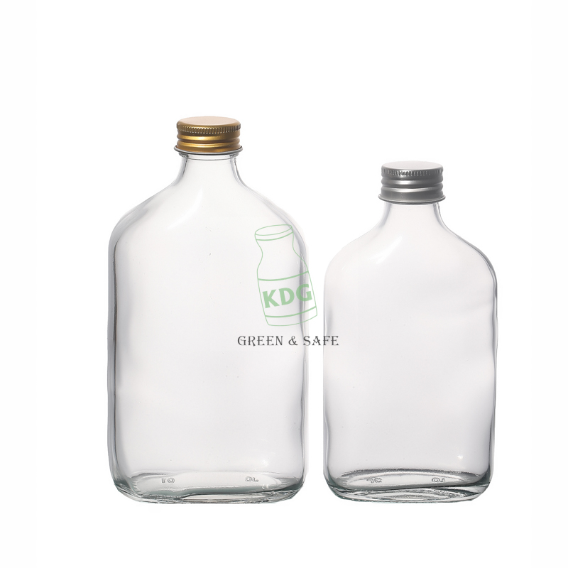 Manufacturers High Quality 12 OZ Glass Bottle Empty 50ml 100ml 200ml 500ml Customize Glass Bottles with Lids