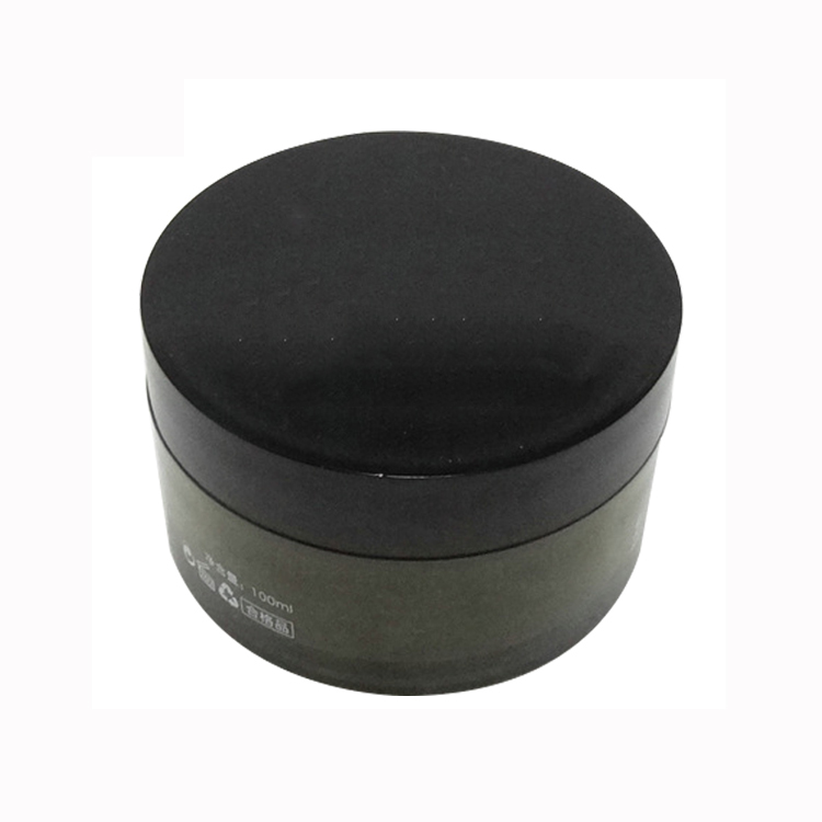 Manufacturers Hot Selling Empty Sized PET Plastic Jar Face Eye Cream Jar Green 80ml 120ml 200ml Facial Care Jar