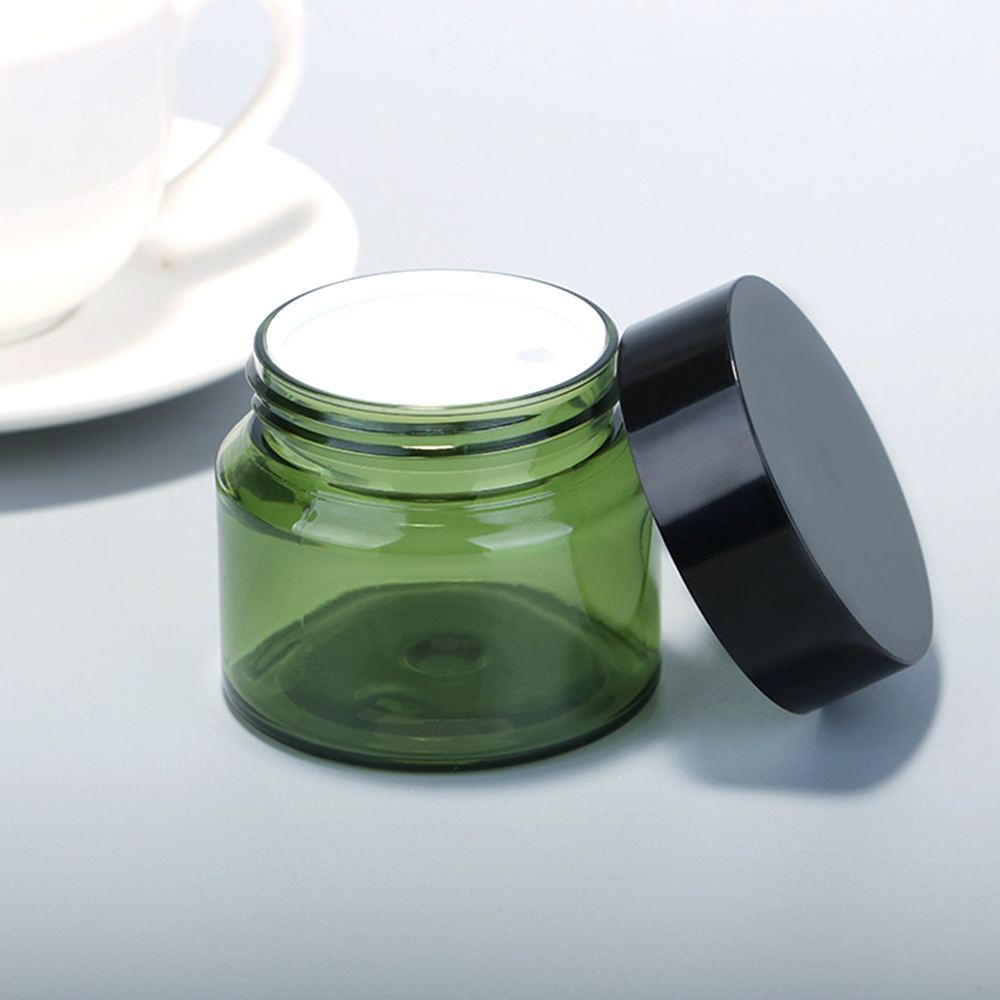 Manufacturers Hot Selling Empty Sized PET Plastic Jar Face Eye Cream Jar Plastic 50ml Facial Care Jar
