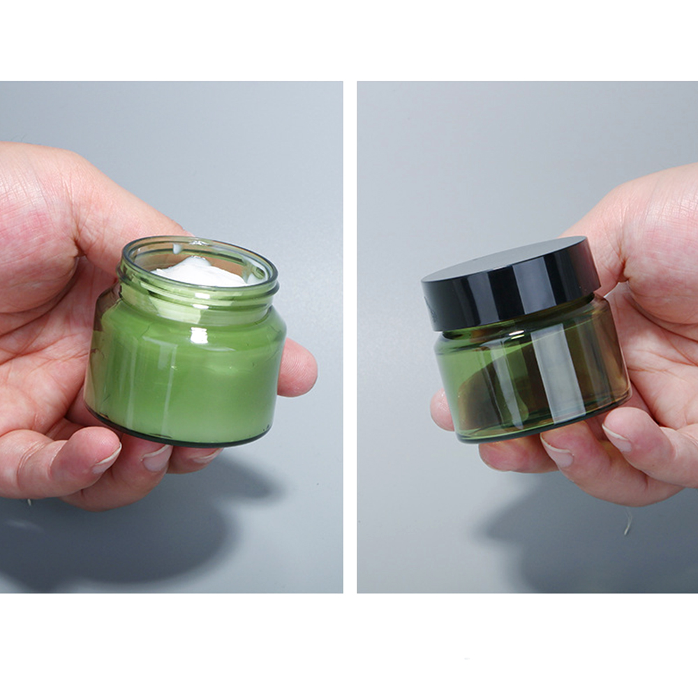 Manufacturers Hot Selling Empty Sized PET Plastic Jar Face Eye Cream Jar Plastic 50ml Facial Care Jar