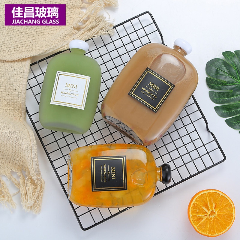 Manufacturers Sell 100ml 125ml 250ml 350ml Wine Bottle Flat glass bottle