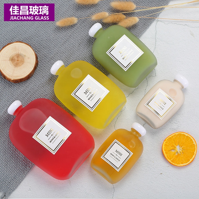 Manufacturers Sell 100ml 125ml 250ml 350ml Wine Bottle Flat glass bottle