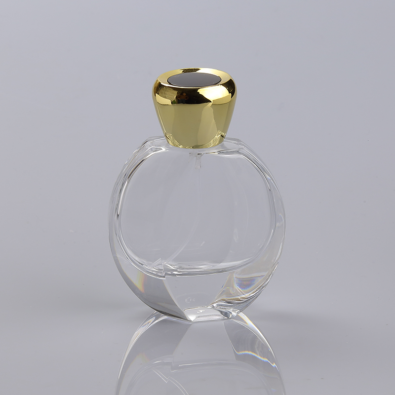 Manufacturers Whole Coating White 100ml Round Shape Empty Luxury Perfume Glass Bottle