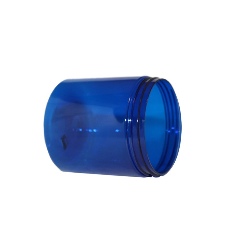 Manufacturers hot selling empty plastic PET cosmetic foundation glass cream jar