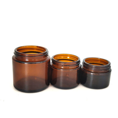 Manufacturers selling brown glass jars with caps lotion bottles and cream jars