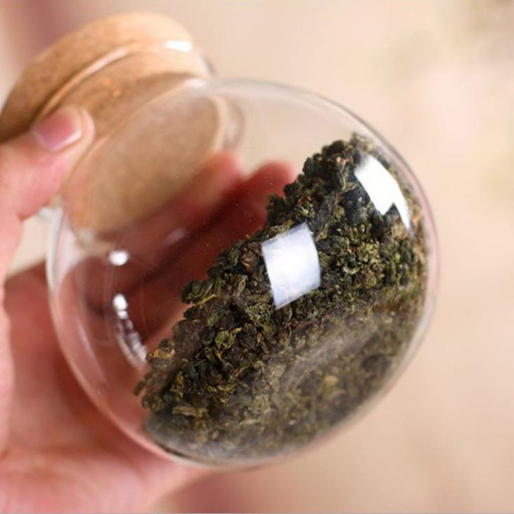 Manufacturers wholesale heat resistant glass tea jars 500 ml empty glass food storage containers with bamboo lids