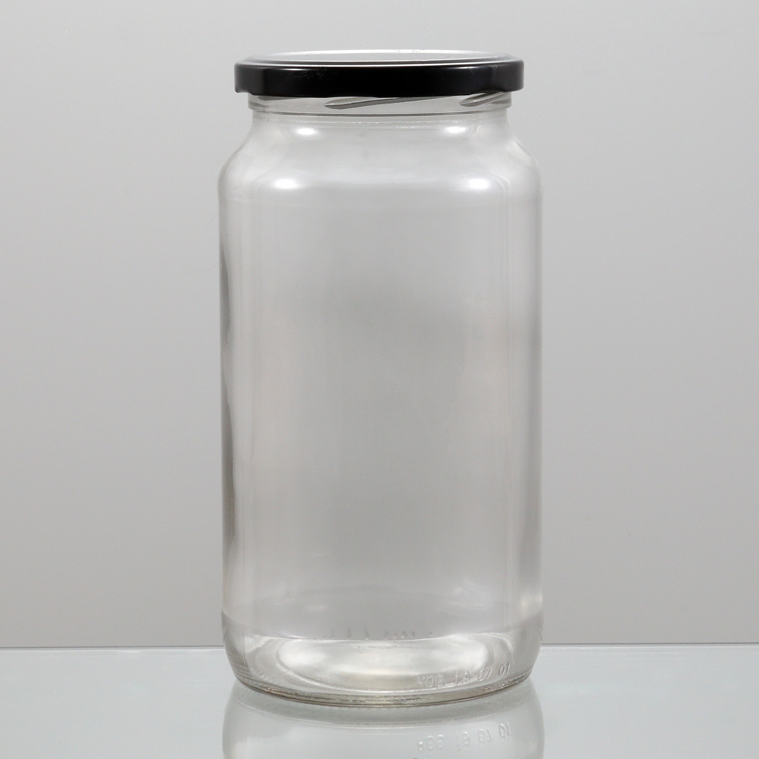 Manufacturing Pickles Fruit Packaging 1000ml Metal Lids Big Glass Jars in Bulk