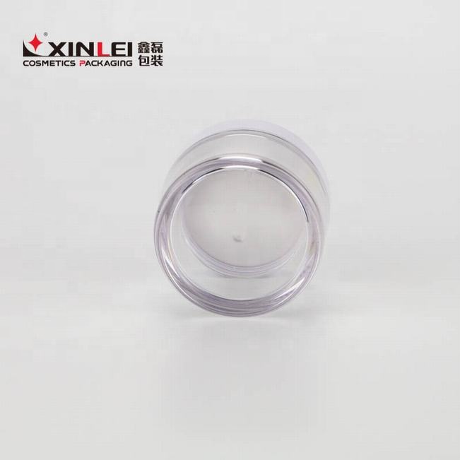 Many sizes PETG body butter cream packaging container plastic cosmetic clear jar