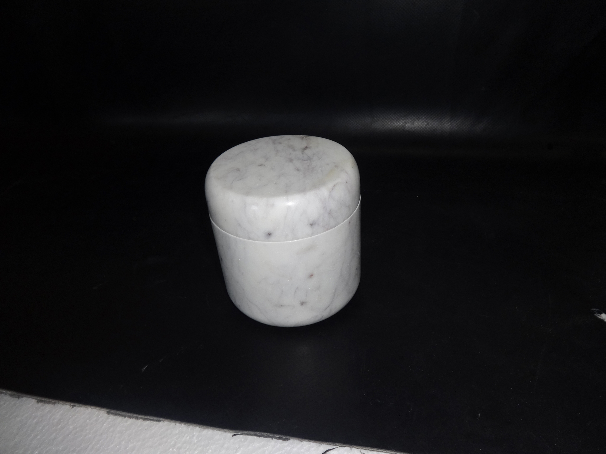 Marble Salt and Pepper Cellar Box Muli-purpose Marbler Jar Marble Container By KeshriNandan