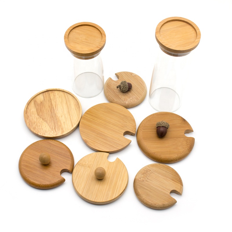 Mason Jar Lids Wide Mouth Wooden Canning Jar Lids