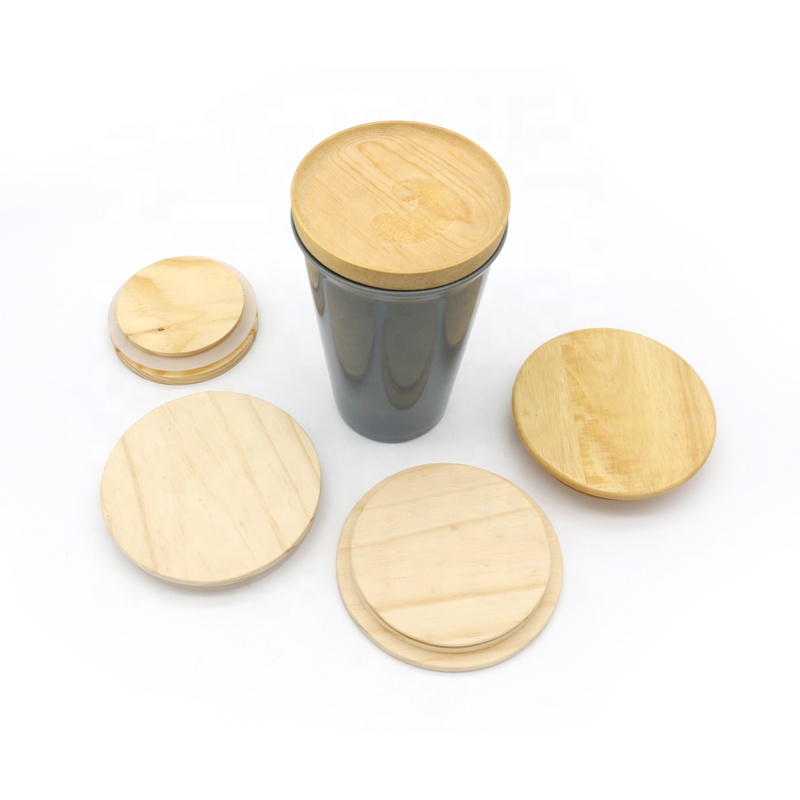 Mason Jar Lids Wide Mouth Wooden Canning Jar Lids