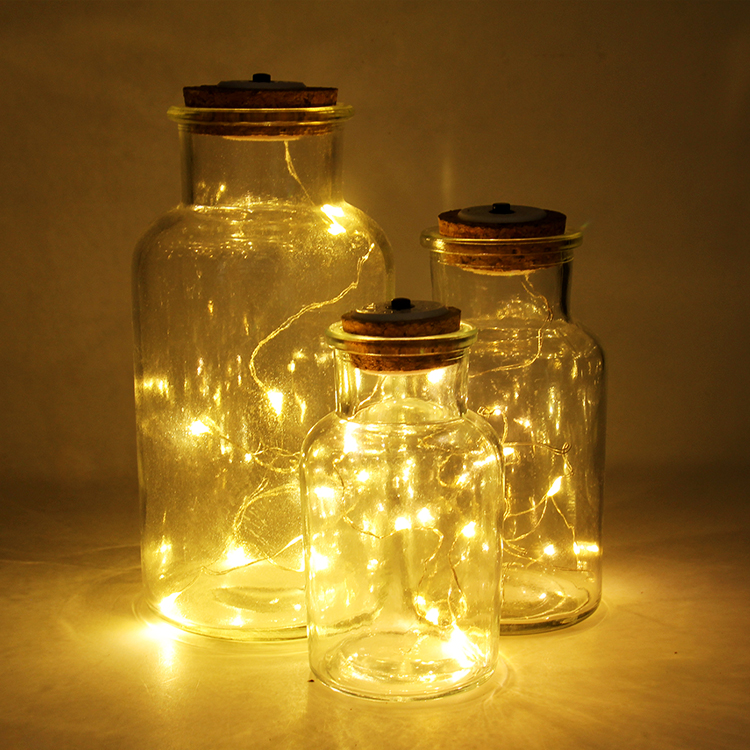 Mason Jar Solar Lid Light Up String Hanging Lantern 20 Led Powered Canning Decor