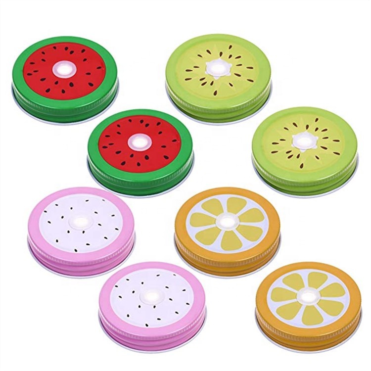 Mason Jars 16 oz Wide Mouth Glass Glass Beverage Juice Bottle with Rose Gold Lids