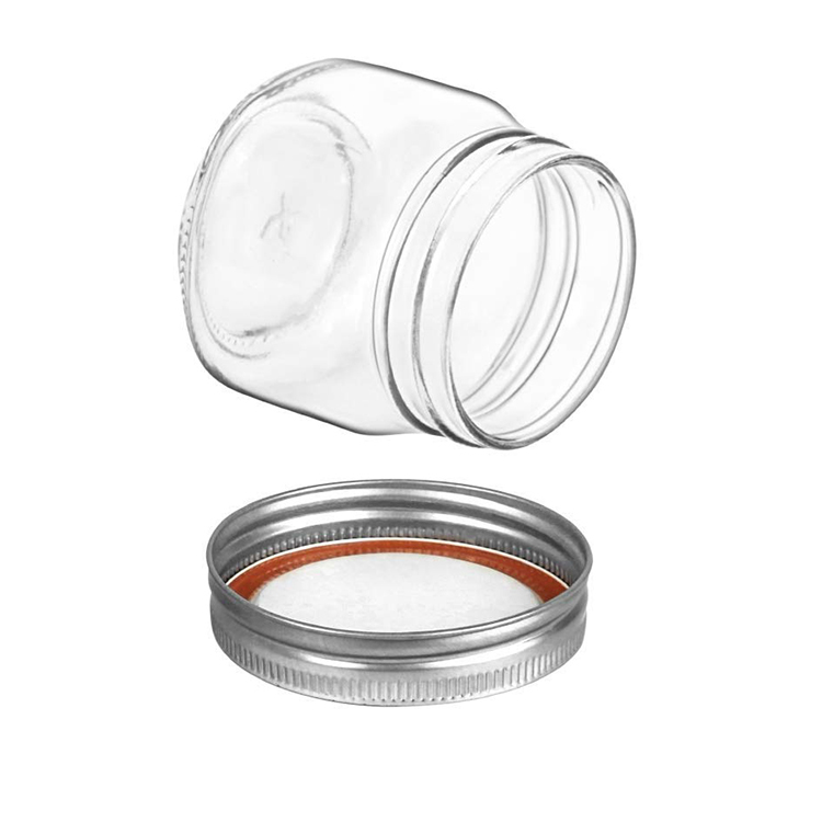 Mason Jars 8 oz With Regular Lids and Bands Ideal for Jam Honey Candle Wedding Favors