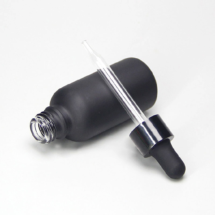 Mass Stock 1oz matt glass dropper bottle for eliquid 30 ml frosted dropper bottle