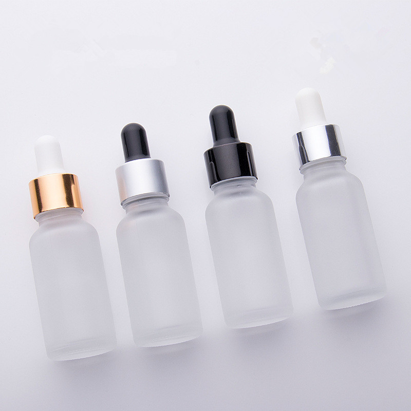 Matt Frosted Glass Dropper Bottle 15ml 20ml 30 Ml 50ml 60ml 100ml For Essential Oil