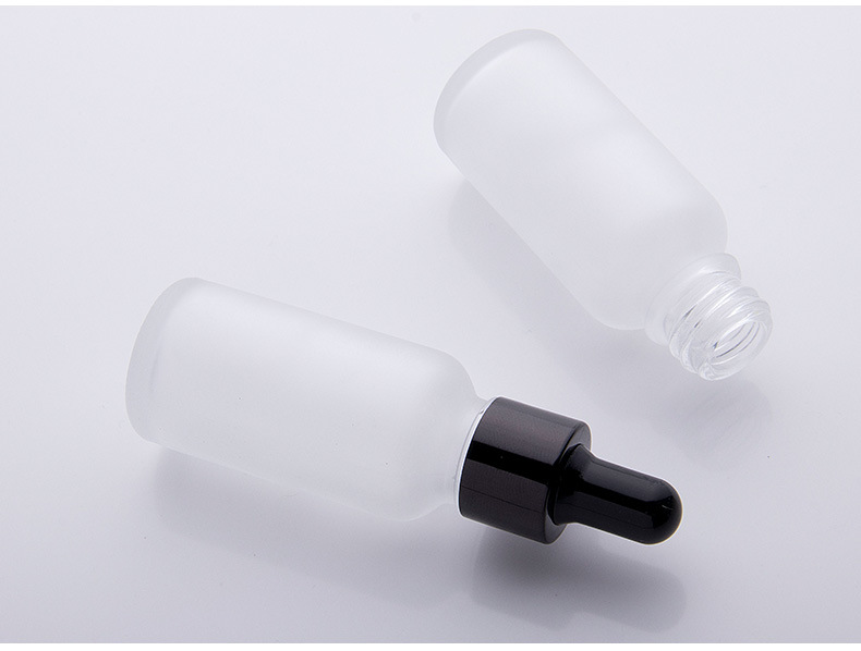 Matt Frosted Glass Dropper Bottle 15ml 20ml 30 Ml 50ml 60ml 100ml For Essential Oil