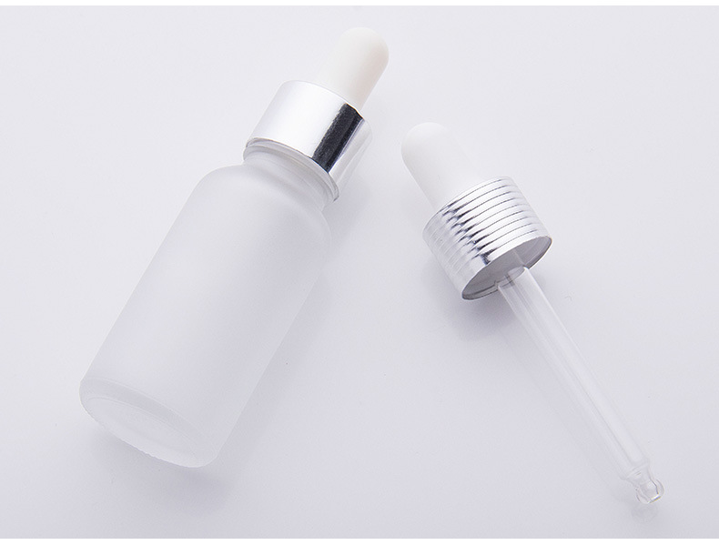 Matt Frosted Glass Dropper Bottle 15ml 20ml 30 Ml 50ml 60ml 100ml For Essential Oil