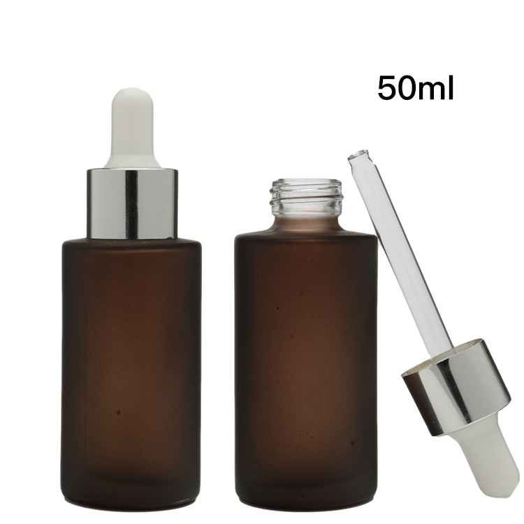 Matt Frosted Purple Blue Yellow Orange And Green Glass Dropper Bottle 5ml 10ml 15ml 20ml 30 Ml 50ml 60ml 100ml For Essential Oil