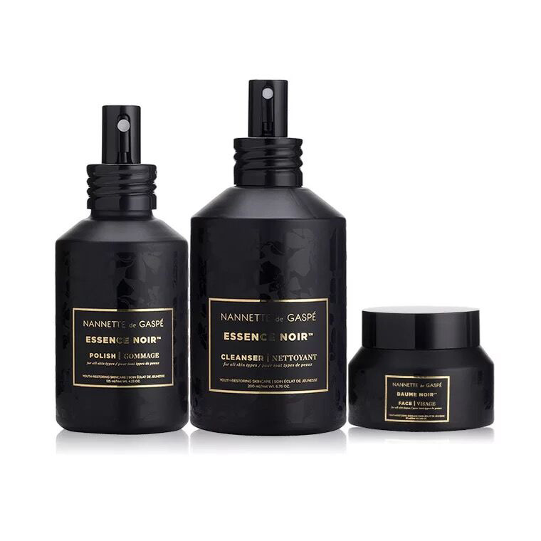 Matt black 100ml glass spray bottle empty black toner bottle with pump
