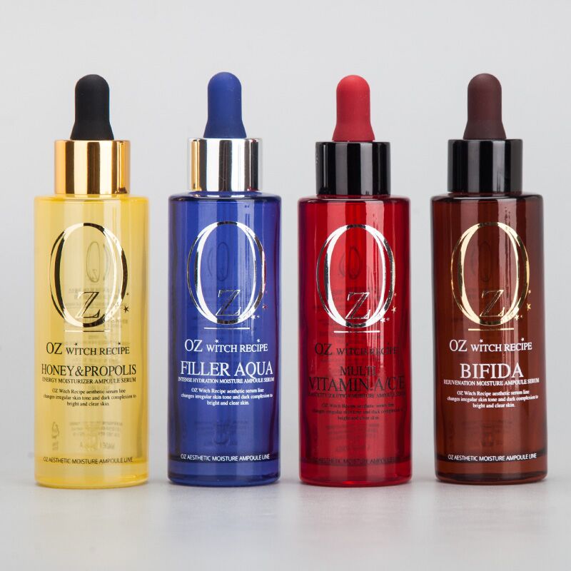 Matt cosmetic 10ml 20ml 30ml 40ml 50ml flat shoulder frosted clear glass dropper bottle for serum essential oil