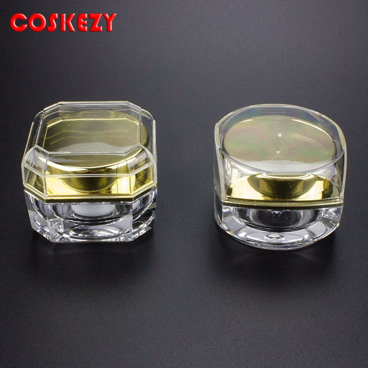 Matte Black Plastic Luxury Acrylic Jar 5g, Empty Unique Black Small Cream Case 5g, Popular Black Wholesale Skin Cream Jar 10g
