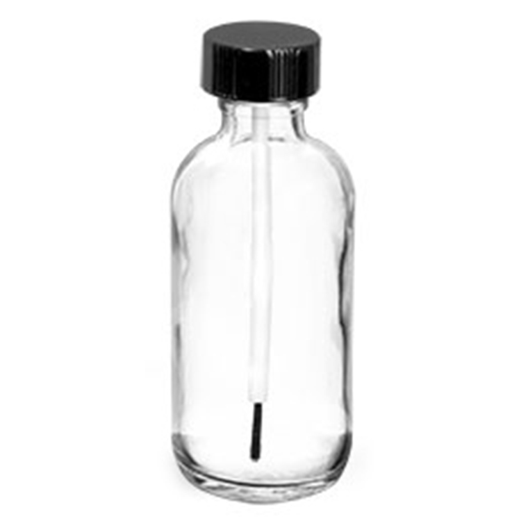 Matte Frosted Round Beautiful Essential Oil Glass Bottles With Dropper