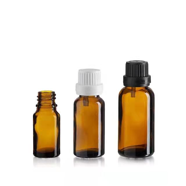 Matte Frosted Round Beautiful Essential Oil Glass Bottles With Dropper