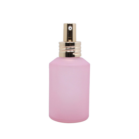 Matte Pink Botellas Gotero de Vidrio Glass Essential Oil Serum Bottle with Dropper