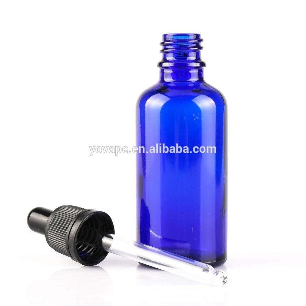 Matte black 10ml 15ml 20ml 30ml 50ml clear/amber.5oz 1oz 2oz 4oz tamper proof glass dropper bottle with evident theft ring/cap
