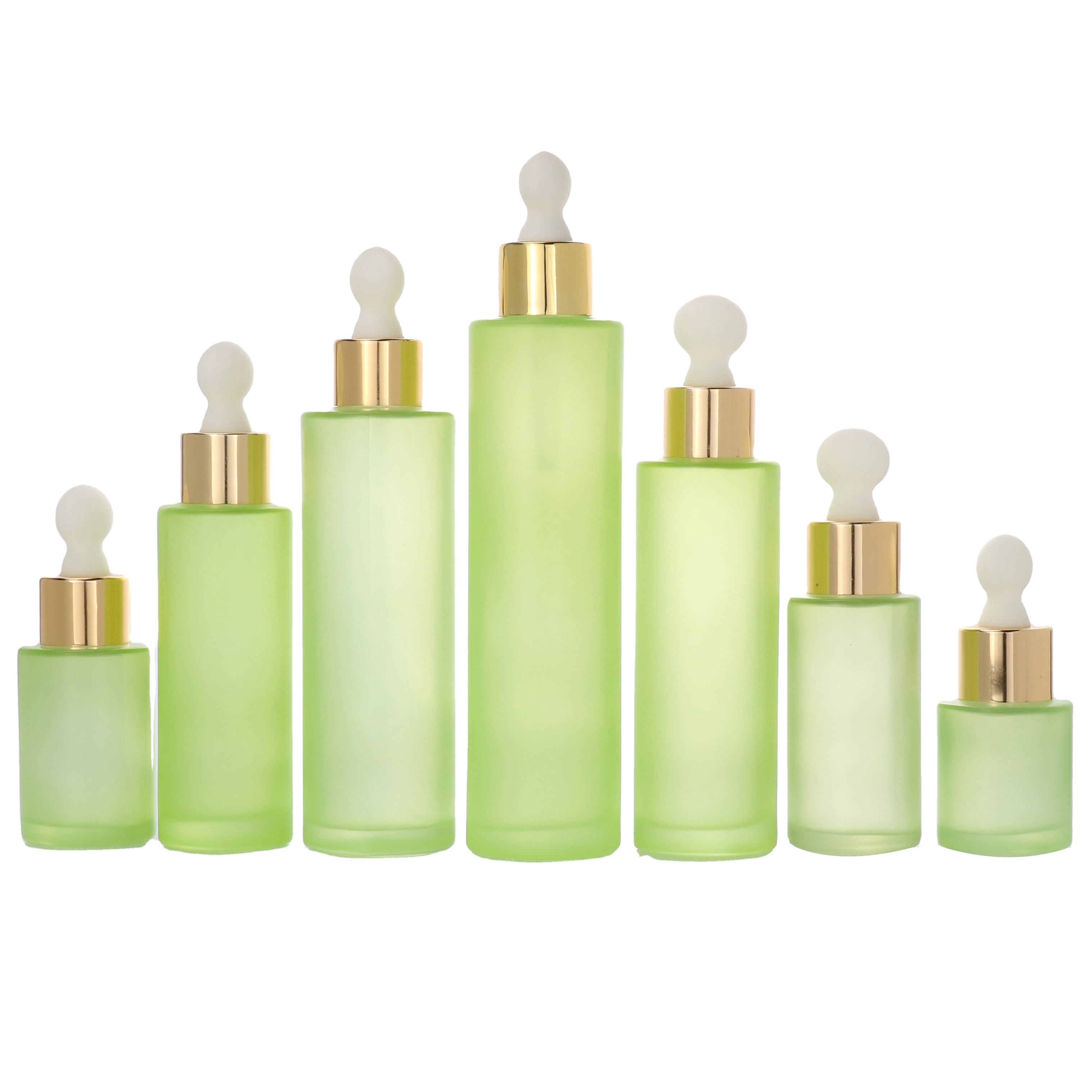 Matte black Frosted Glass Dropper Bottle 15ml 20ml 30 Ml 50ml 60ml 100ml For Essential Oil