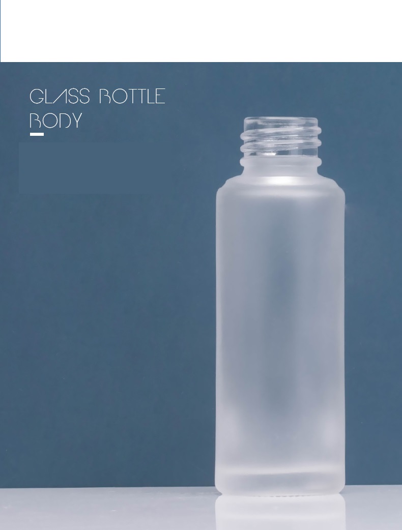 Matte glass spray bottle frosted online customized glass spray bottle tonic bottle