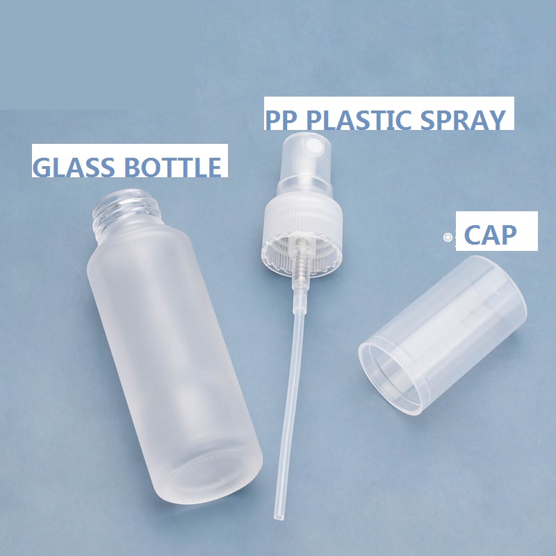 Matte glass spray bottle frosted online customized glass spray bottle tonic bottle